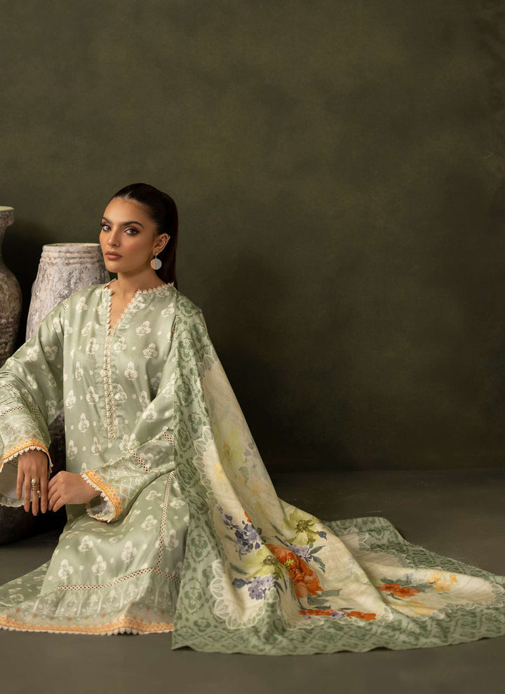 Zellbury Winter Printed Khaddar 3PC Shirt | WUW24X30306