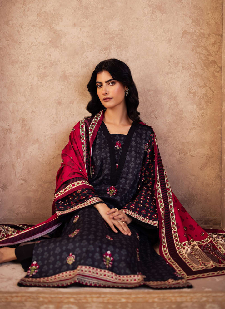 Zellbury Winter Printed Khaddar 3PC Shirt | WUW24E30314