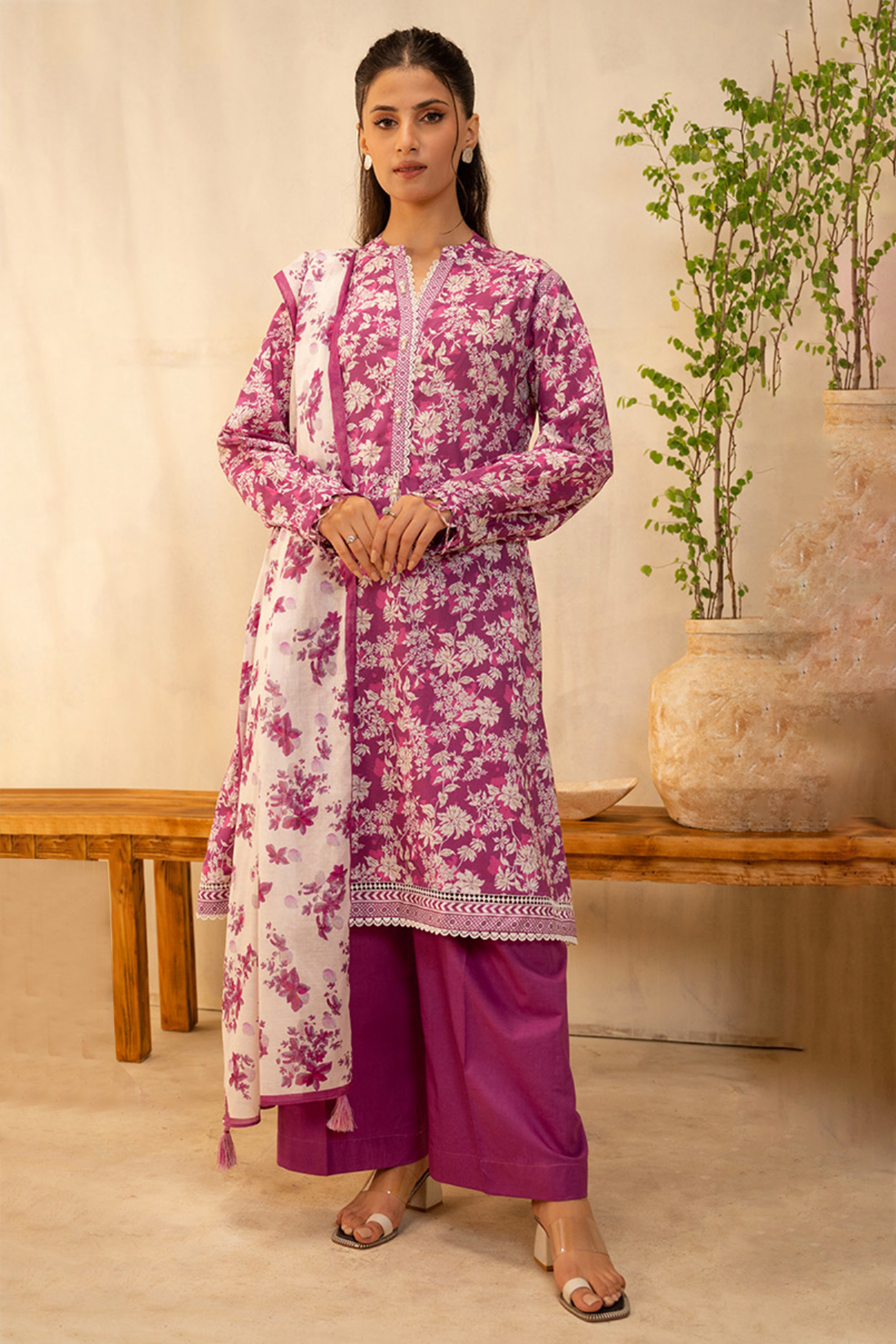 ZELLBURY UNSTITCHED 2-Piece LAWN'25