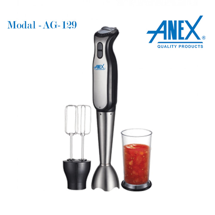Anex AG-129 Deluxe Hand Blender & Beater With Official Warranty