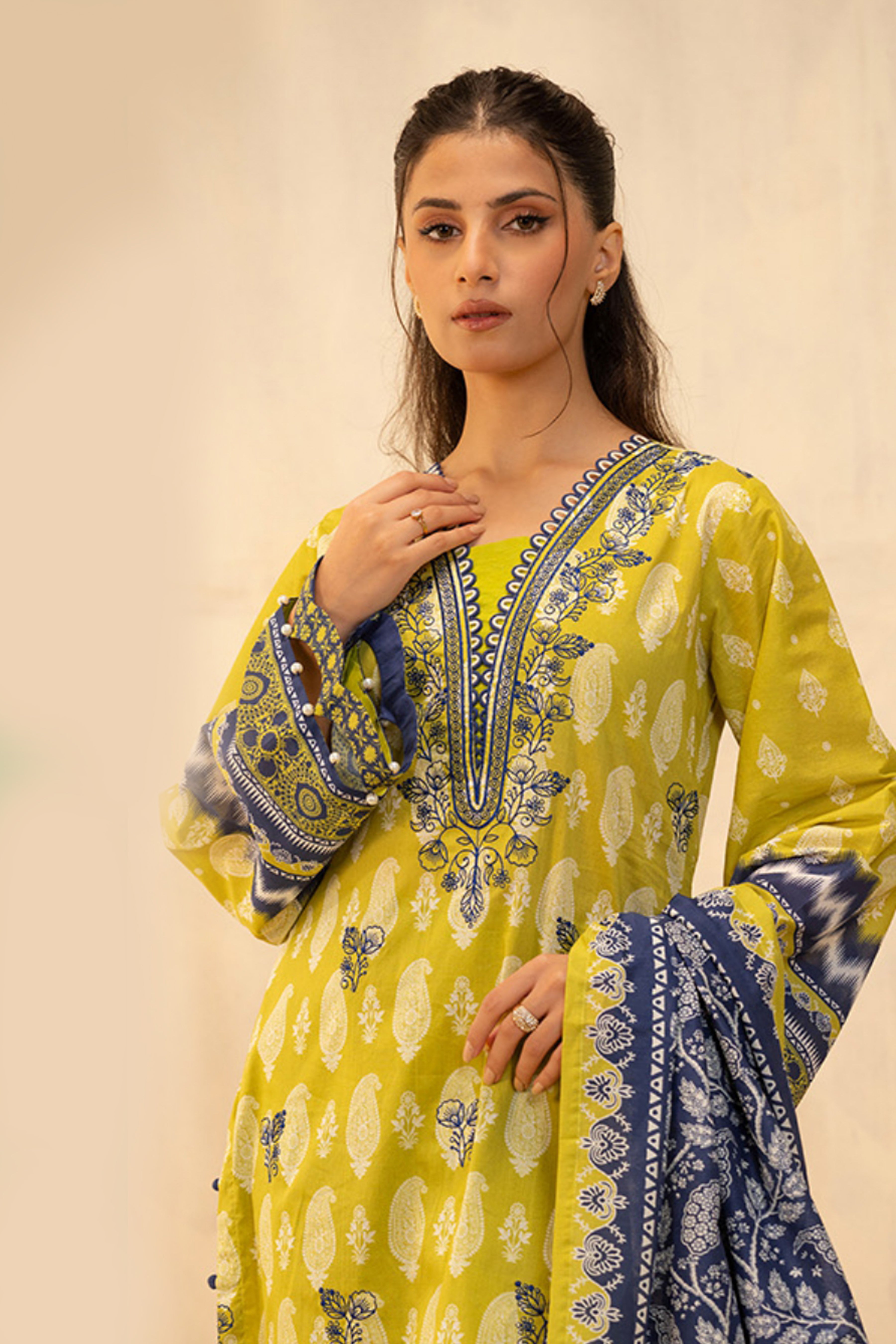 Embroidered Shirt Shalwar Dupatta