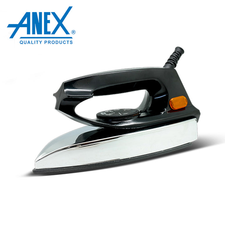 Anex AG-662 Dry Iron Black & Silver with 2 Years Brand Warranty
