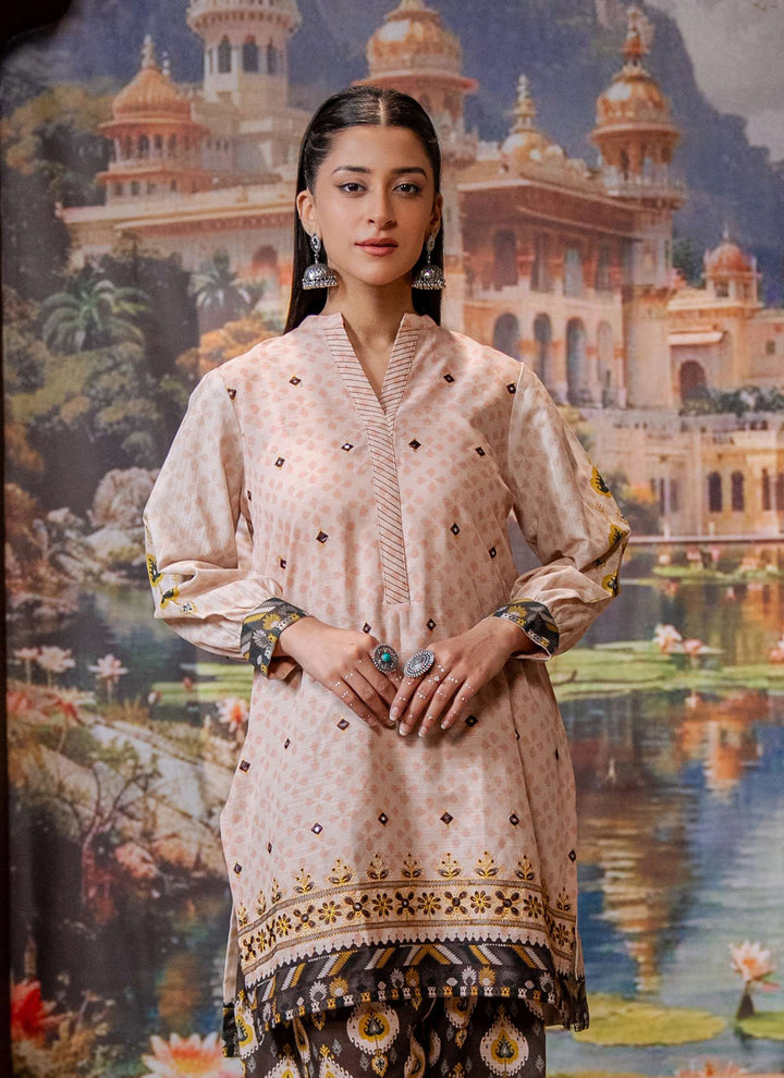 Zellbury Winter Printed Khaddar 3PC Shirt | WUW24X20439