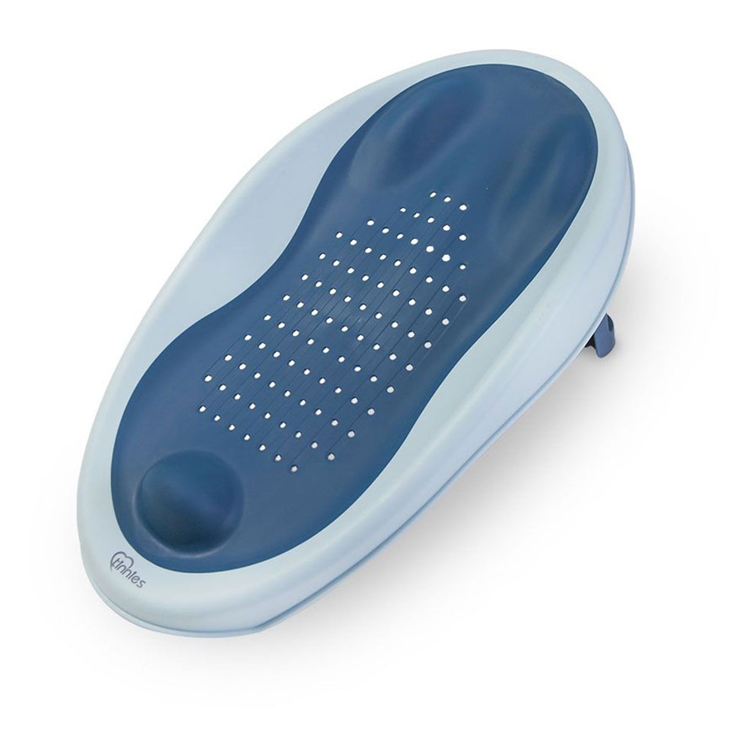 Baby Bather | Non-Slip Newborn Bath Seat | Blue + Gray + Pink