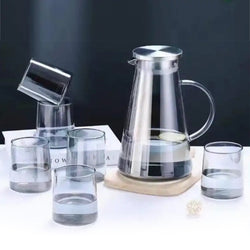 Water Set 7 Pieces Imported Quality Heat Resistant Borosilicate Glass
