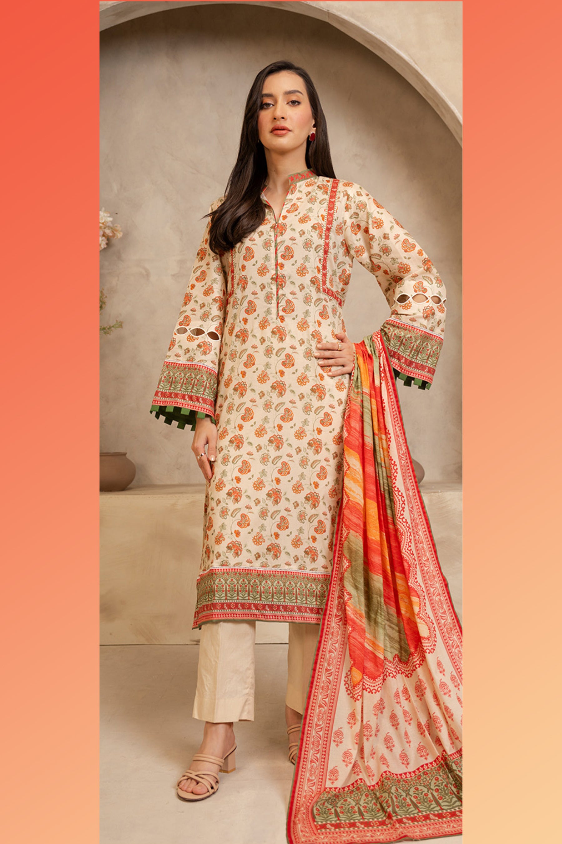 ZELLBURY UNSTITCHED 2-Piece LAWN'25