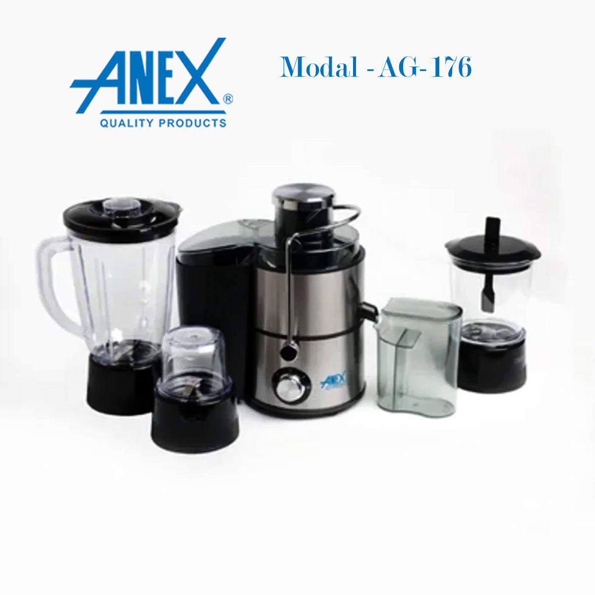 Anex AG-174 Food Processor 4-in-1