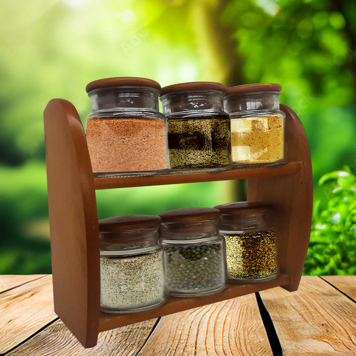 Mini Seasoning Jar Rack Exquisite Detail Decoration Wood Dollhouse Seasoning Jar Rack Photography Props for Kitchen Scene