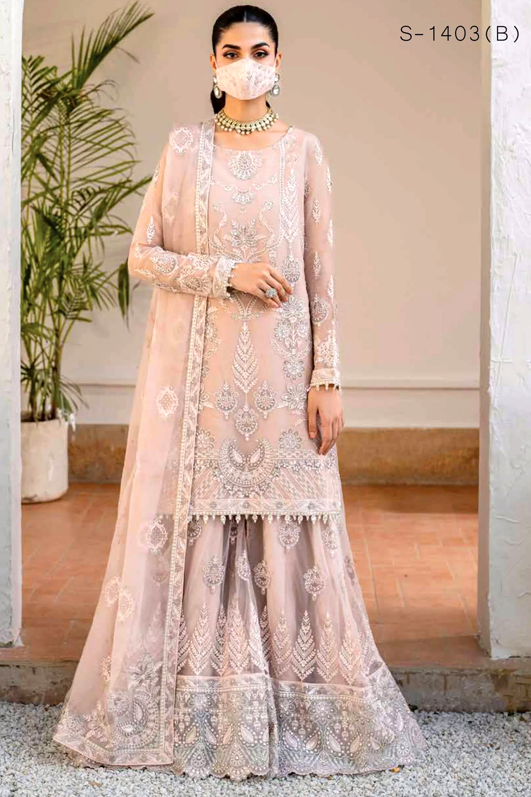 Naqsh By Safeera Luxury Chiffon Collection Vol 14 D-1403