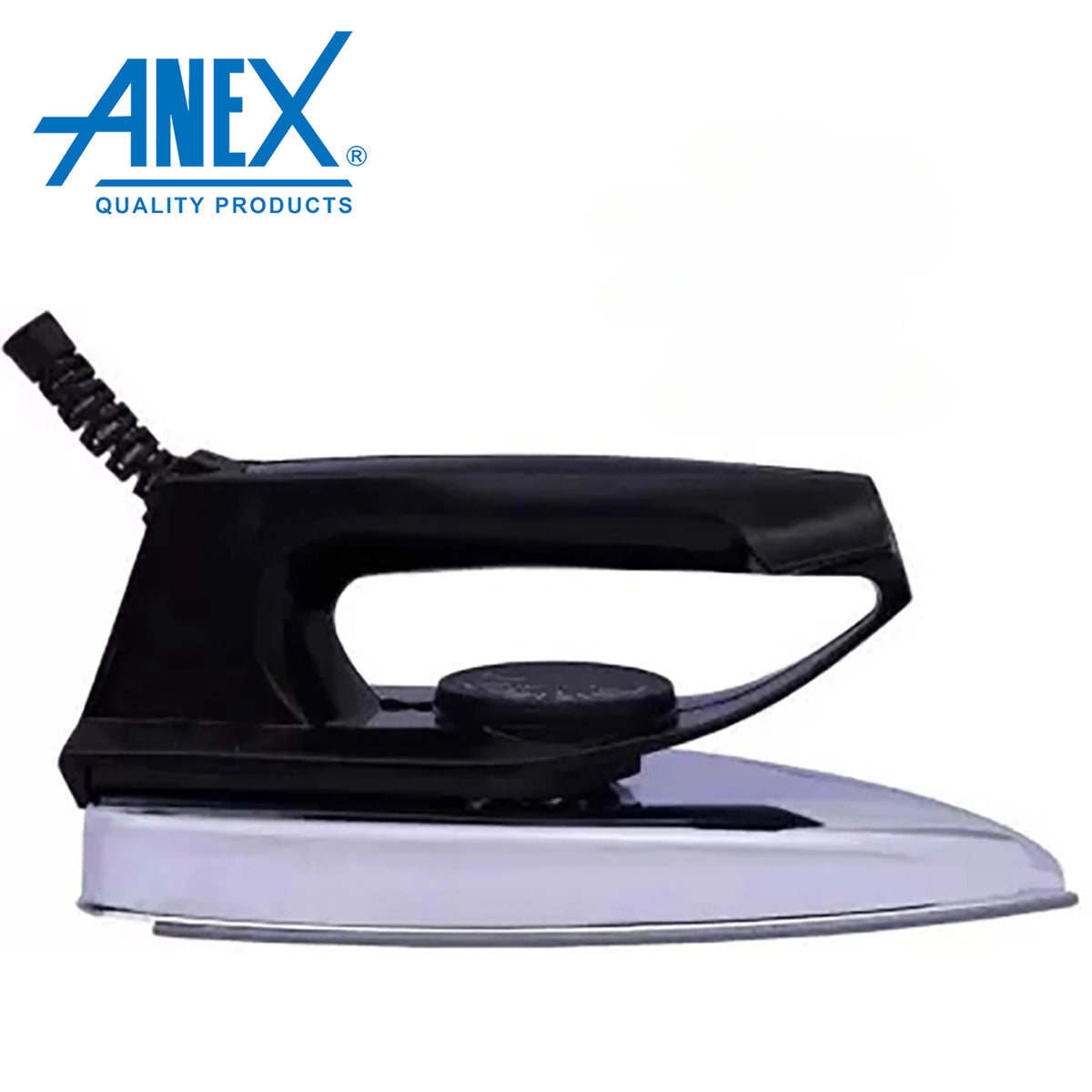 Anex AG-662 Dry Iron Black & Silver with 2 Years Brand Warranty