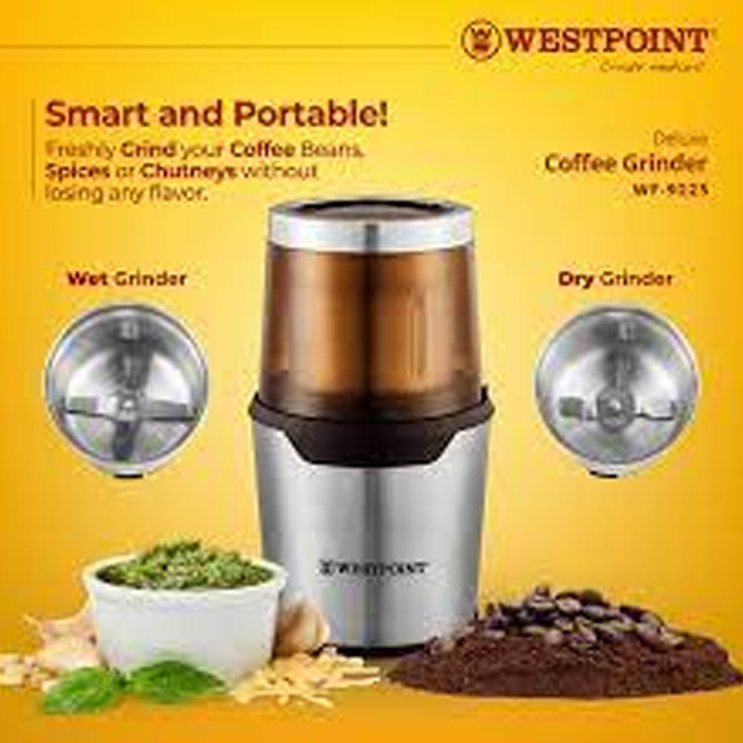 Professional Dry/Wet Grinder WF-9225