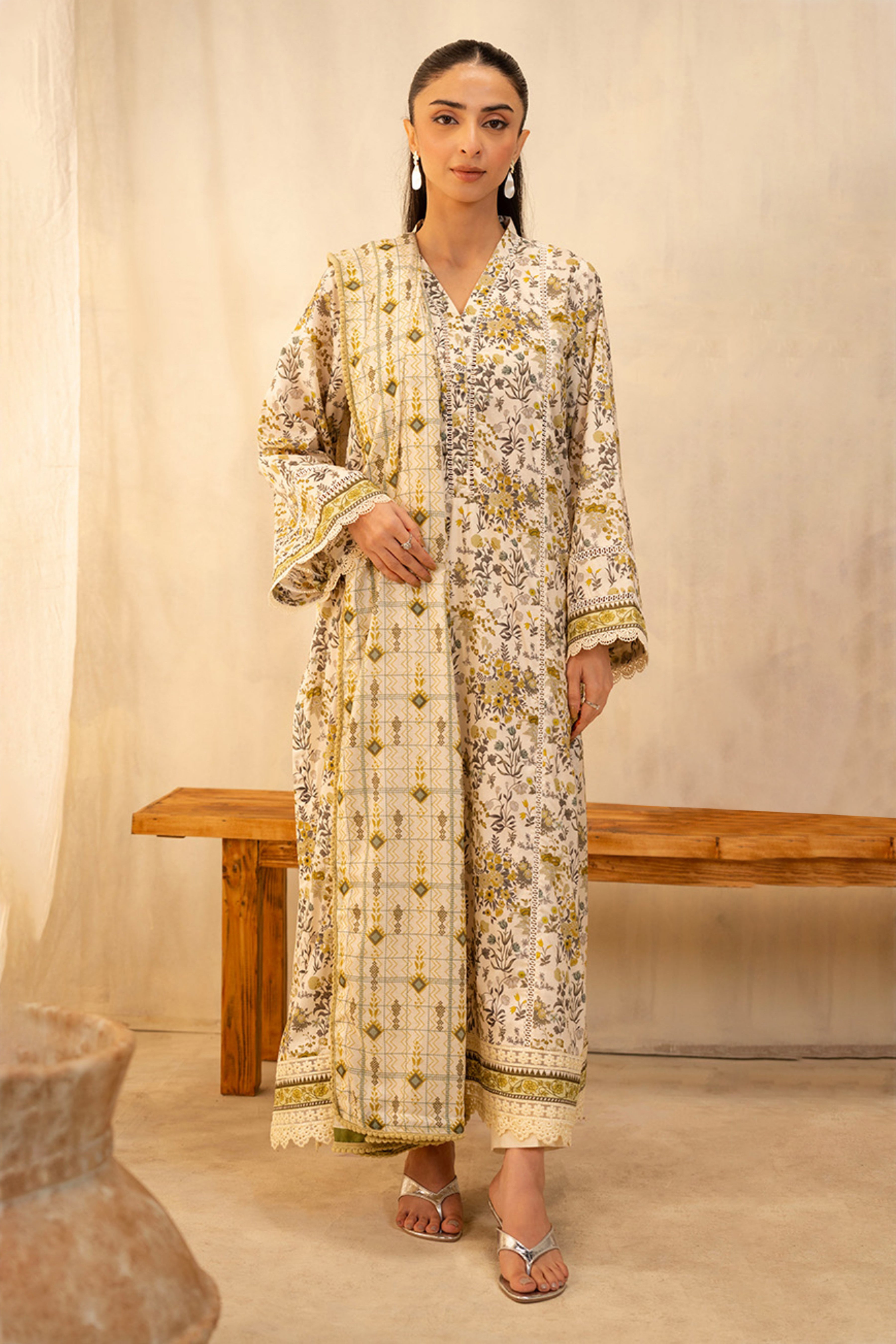 ZELLBURY UNSTITCHED 2-Piece LAWN'25