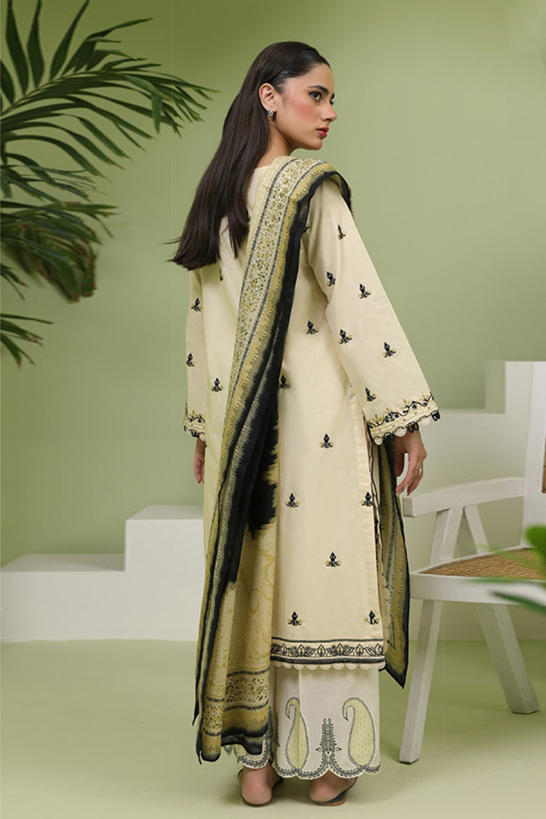 Embroidered Shirt Shalwar Dupatta