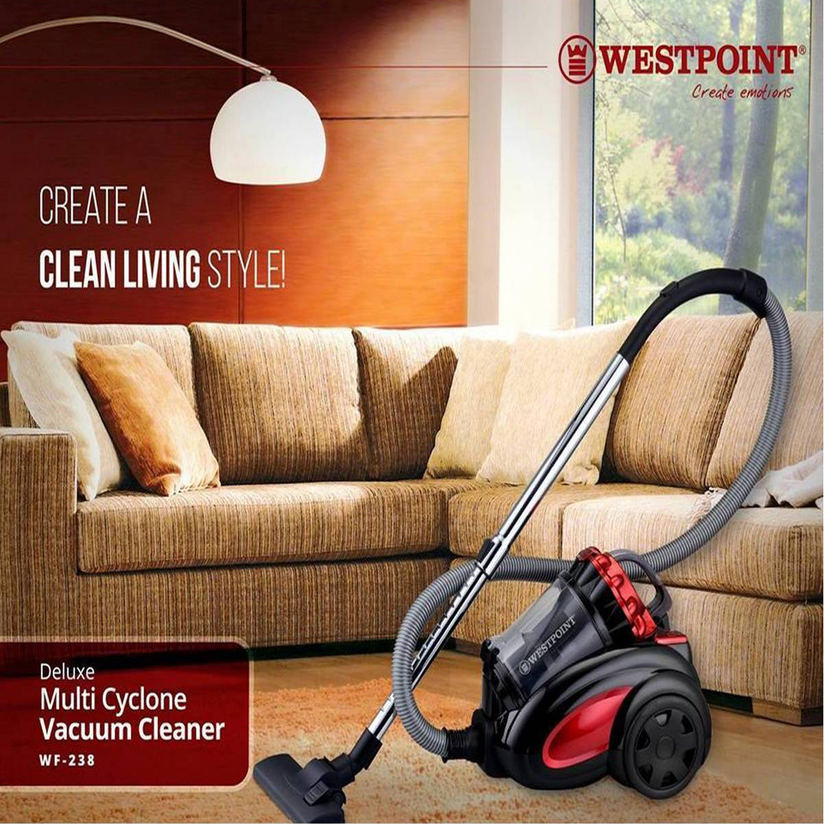 Multi Cyclone Vacuum Cleaner WF-238