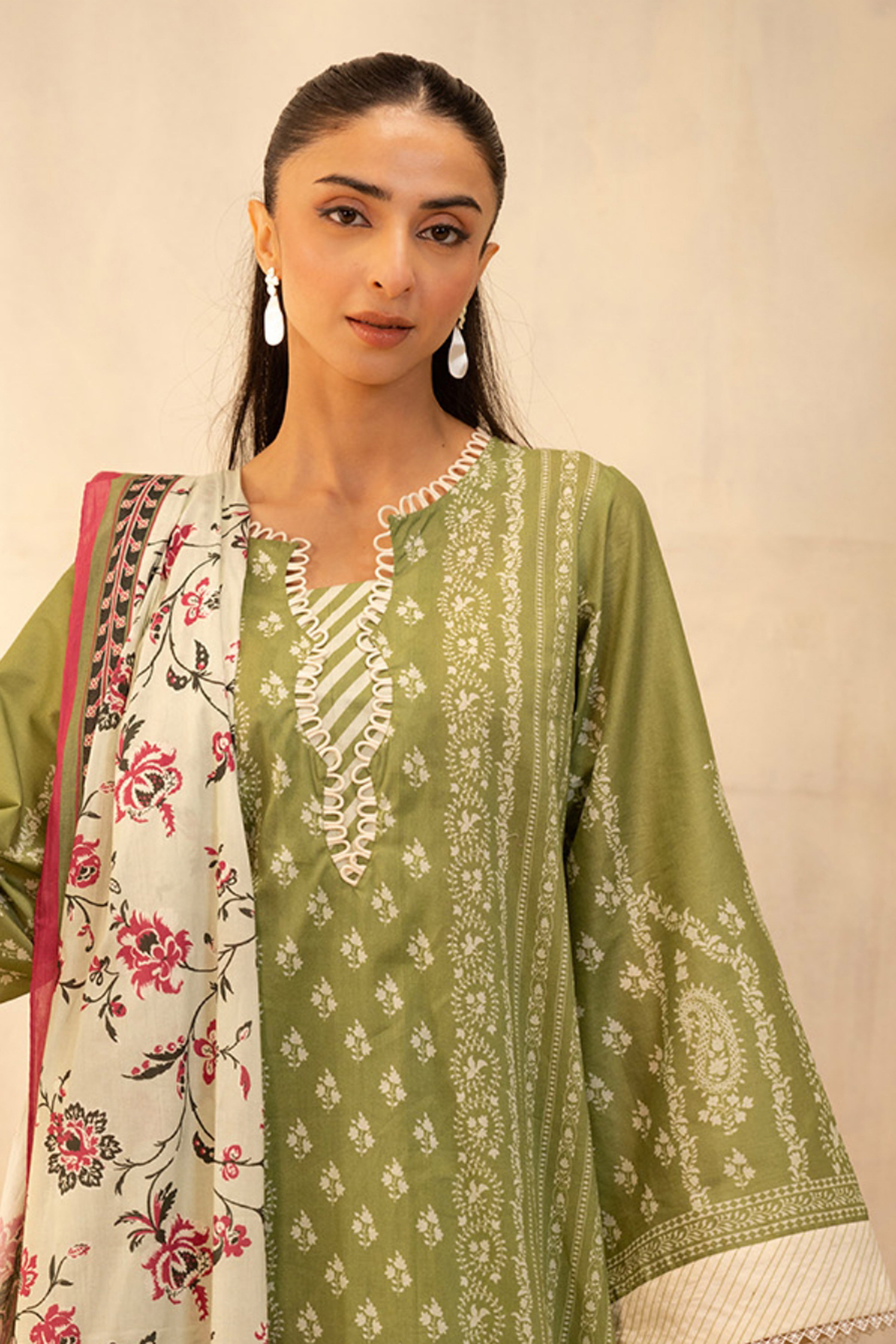 Embroidered Shirt Shalwar Dupatta
