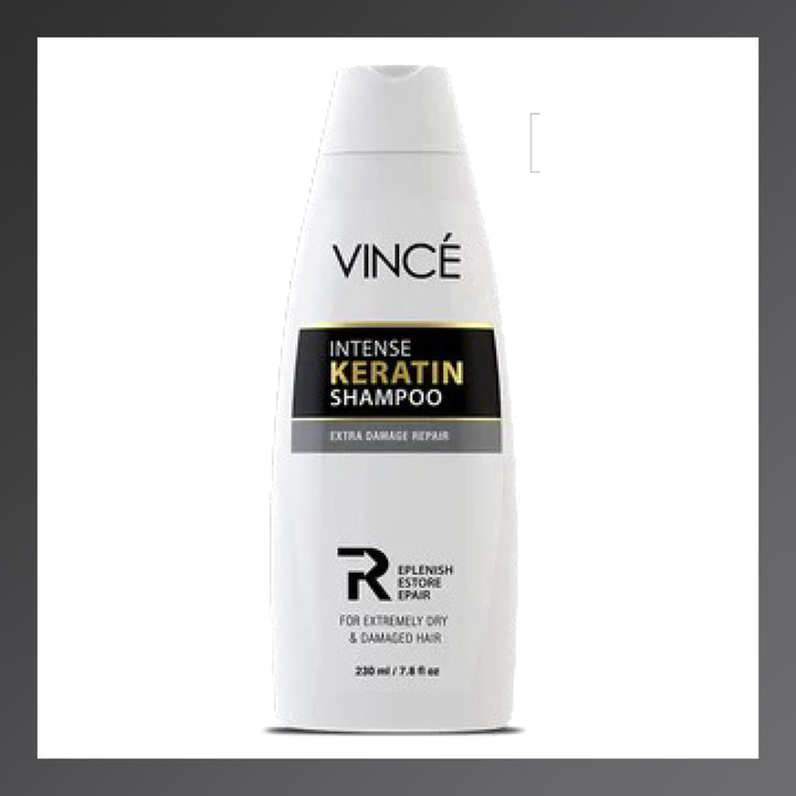 Vince Intense Keratin Shampoo For Extremely Dry and Damage Hair - 230ml