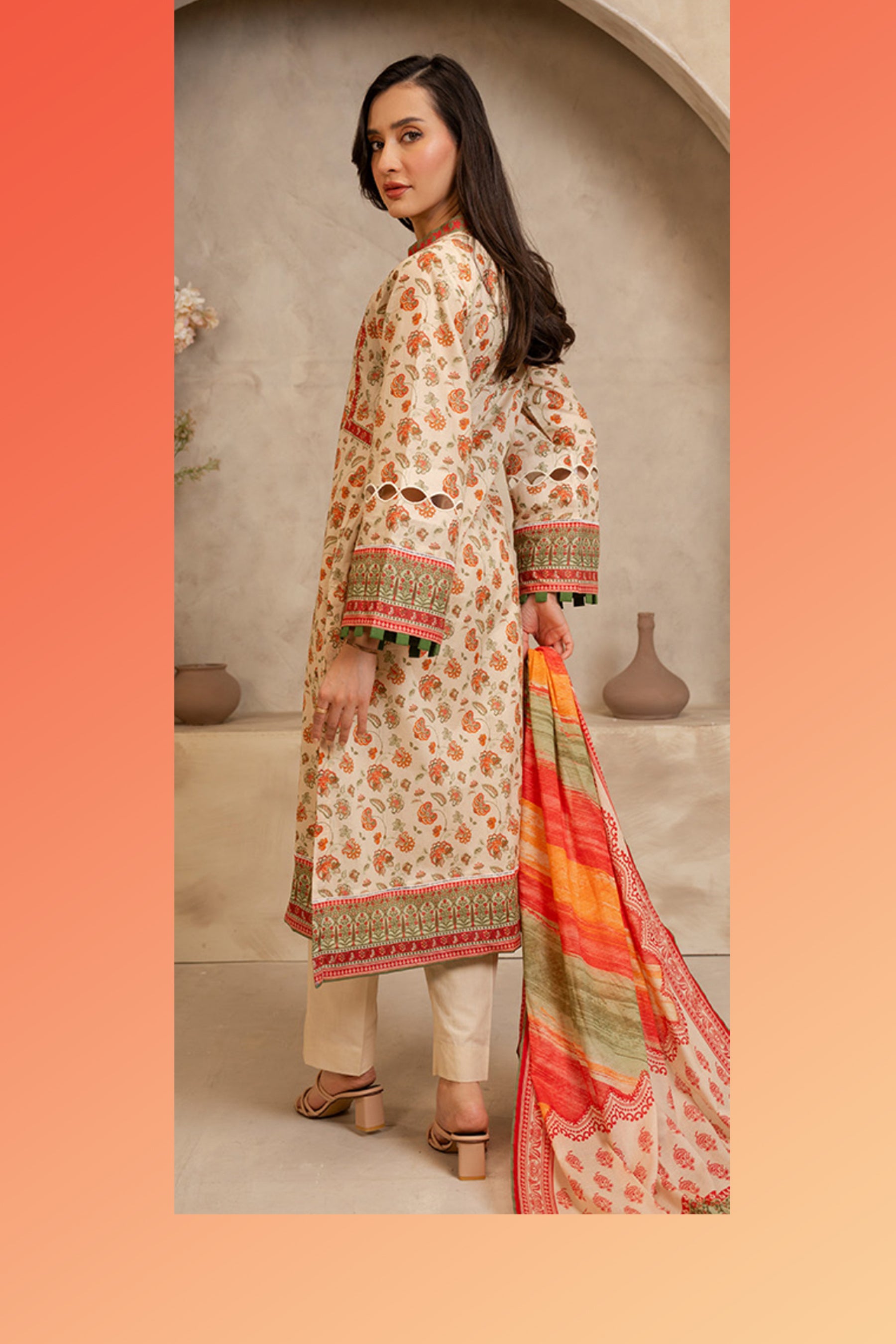 ZELLBURY UNSTITCHED 2-Piece LAWN'25