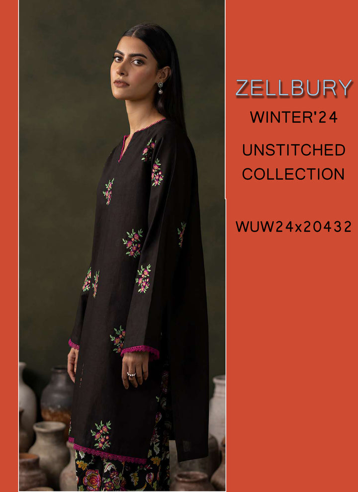 Zellbury Winter Printed Khaddar 2PC Shirt | WUW24E20176