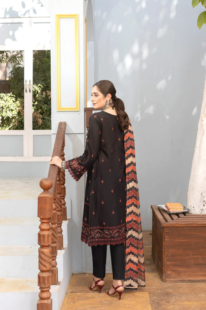 Embroidered Lawn Shirt Fancy Voile Print Duppatta