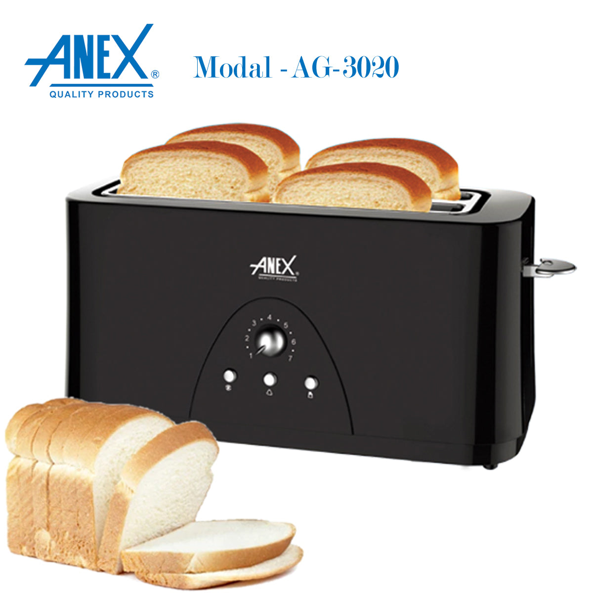 Anex 4 Slice Toaster (AG-3020)