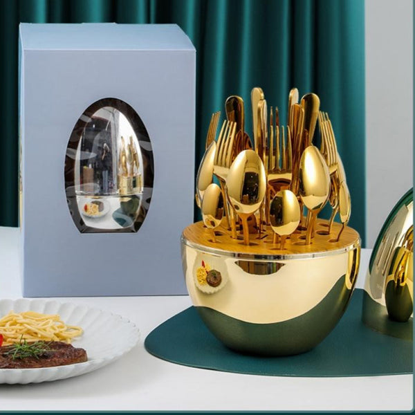 Mood Asia silver-plated flatware set (6-person setting)