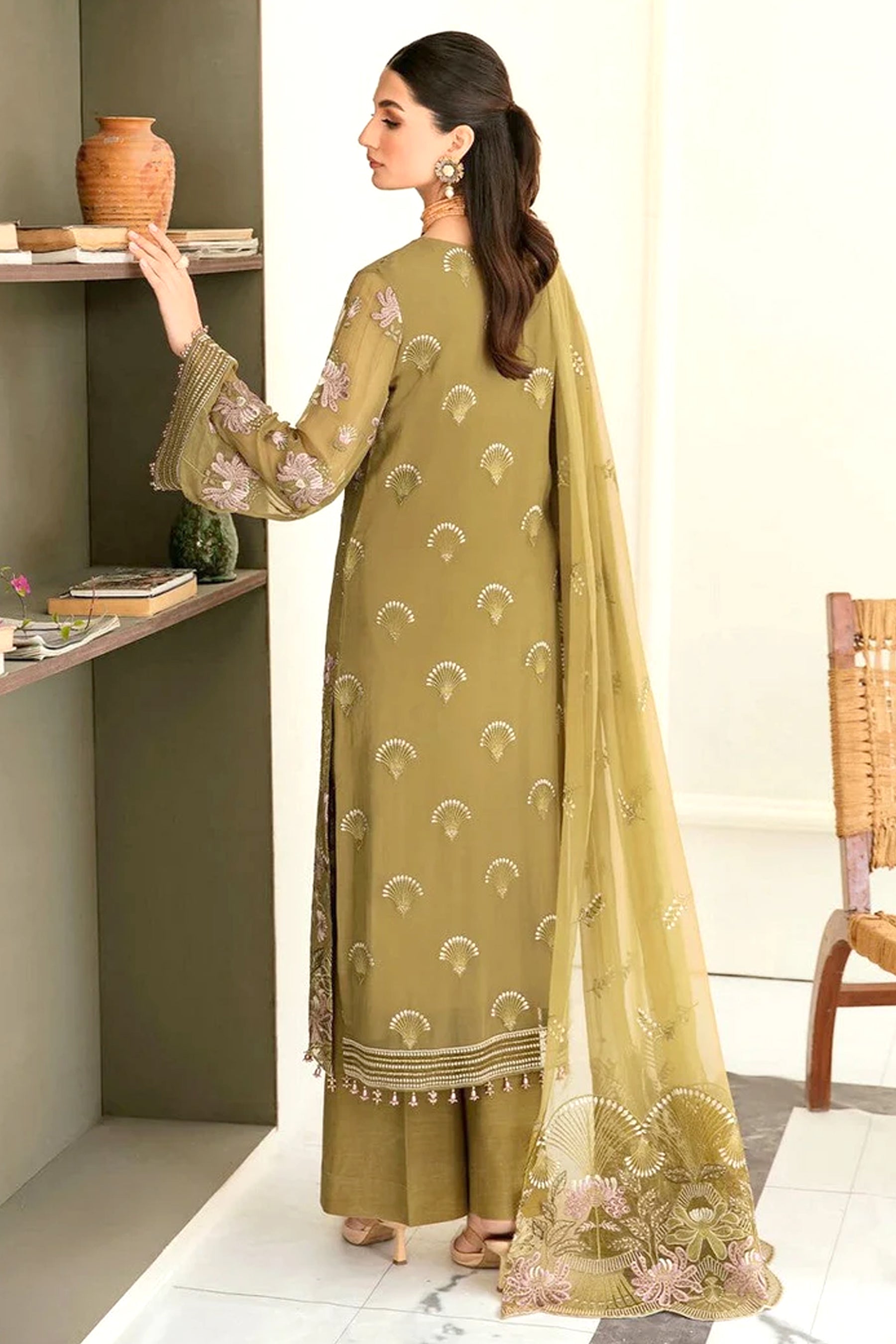 TUSCANY SAFEERA LUXURY CHIFFON COLLECTION VOL 12 Flossie