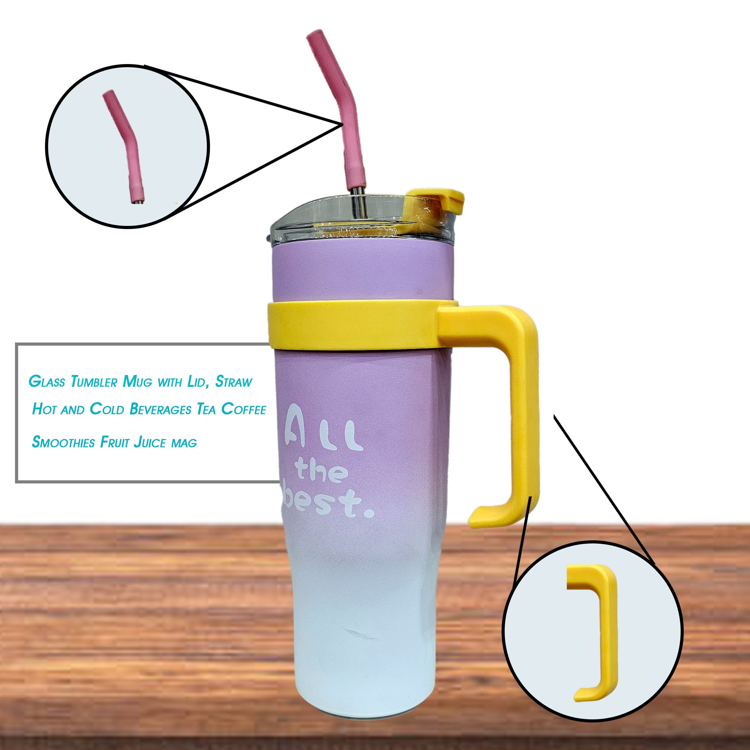 Bingba Cup 304 Stainless Steel Water Cup for Girls with Straw Large Capacity New Insulated Cup Water Bottle with Straw