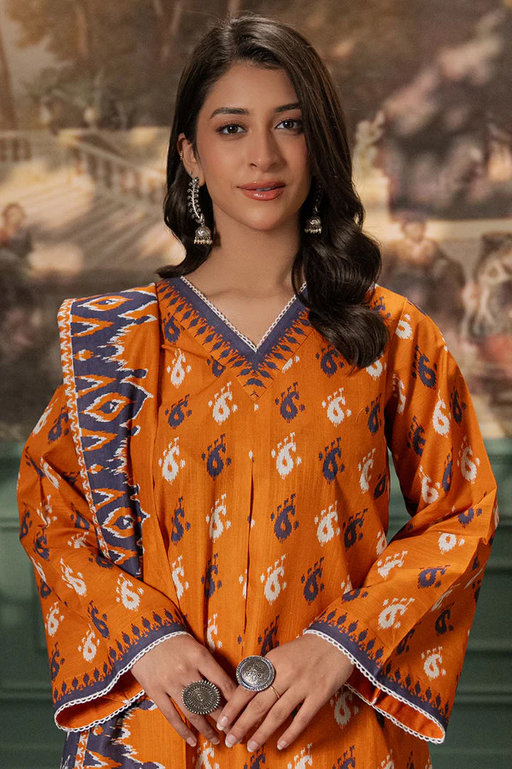 Zellbury Winter Printed Khaddar 3PC Shirt | WUW24X20335