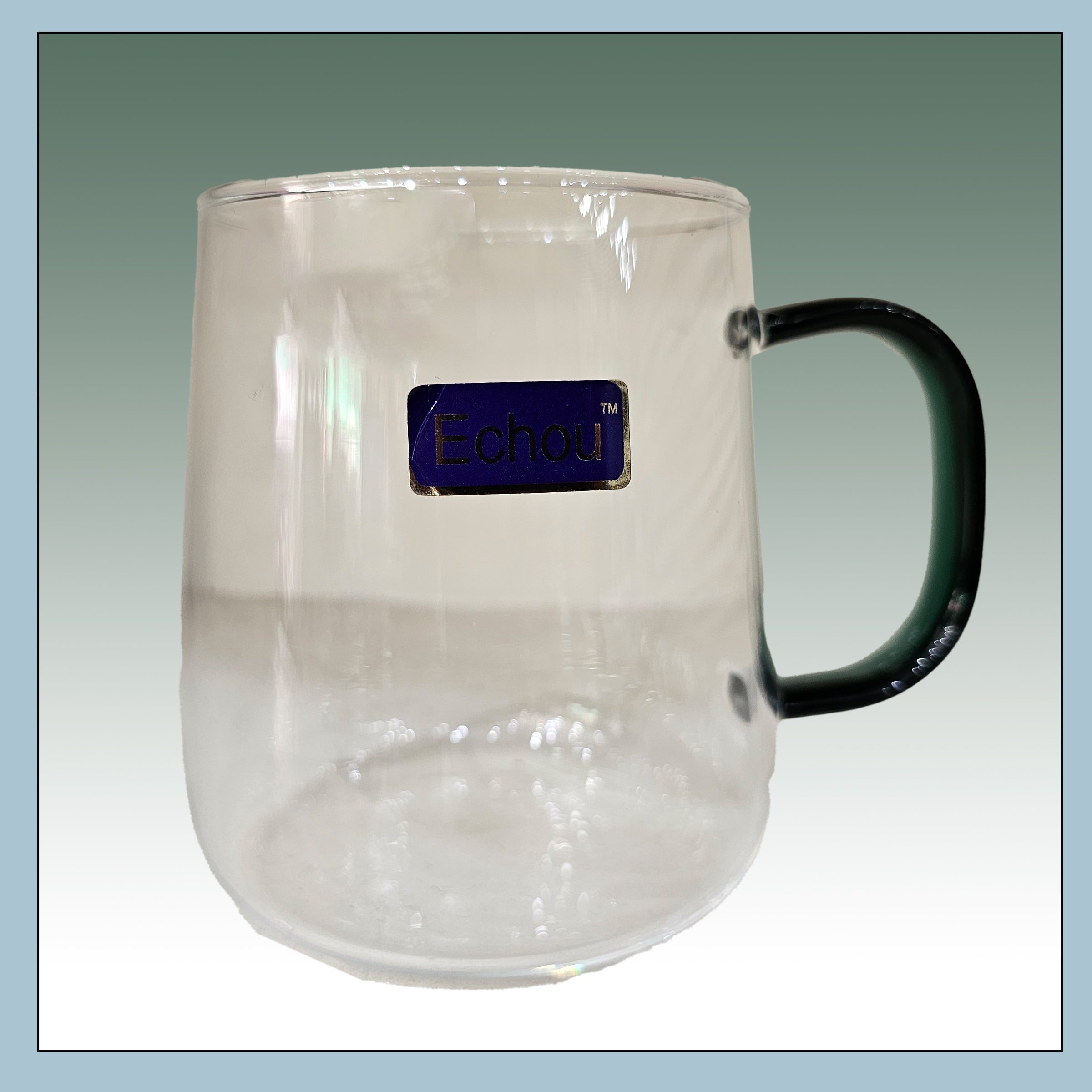 Borosilicate Heat Resistant Large Glass Cup with Handle Dust-proof Lid Office Tea Cup