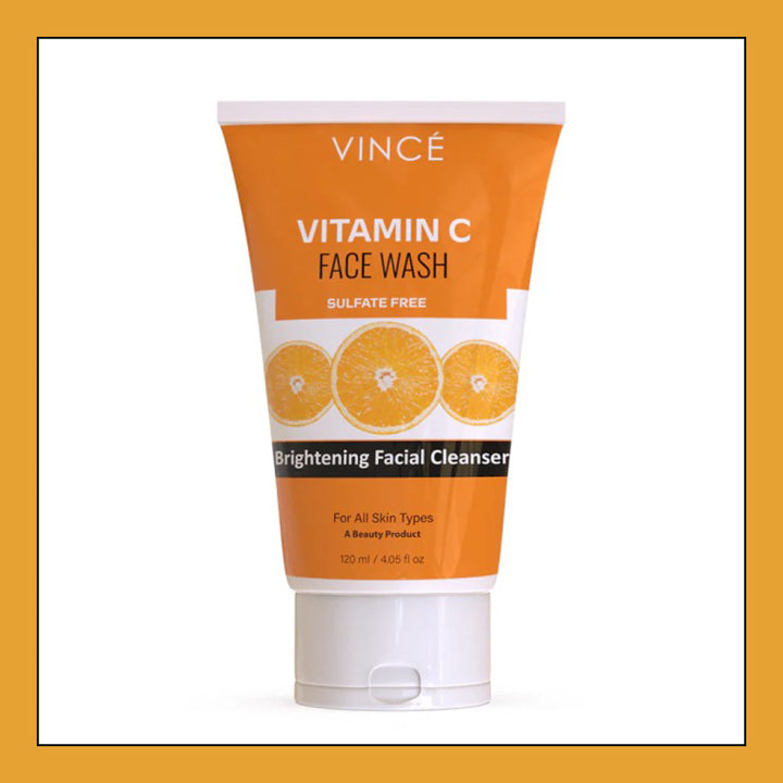 VINCE VITAMIN-C ORANGE EXTRACTS FACE WASH 120ML
