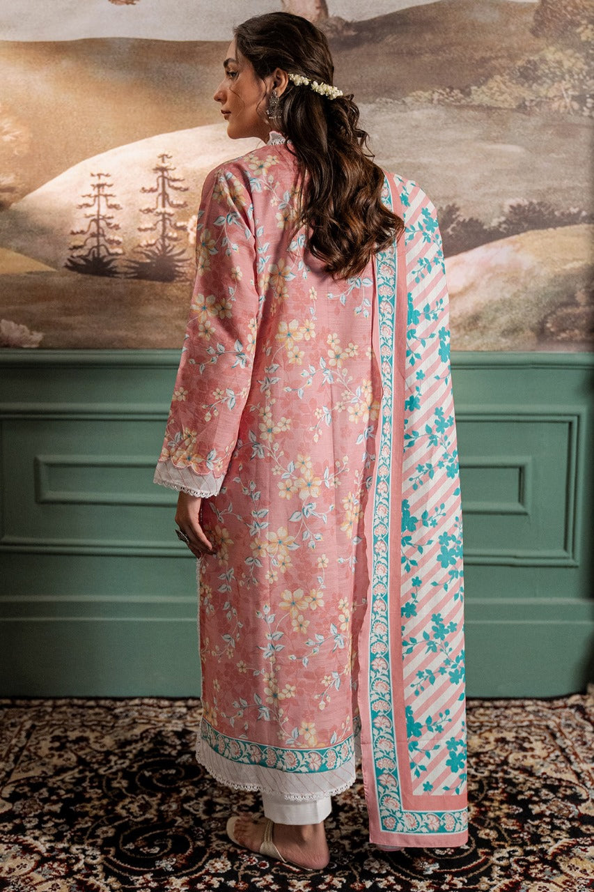 Zellbury Winter Printed Khaddar 3PC   Shirt | wuw24X20331
