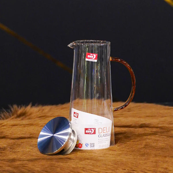 8 Pieces Elegant Deli Lemon Set Modern Crystal Water Juice Jug Pot