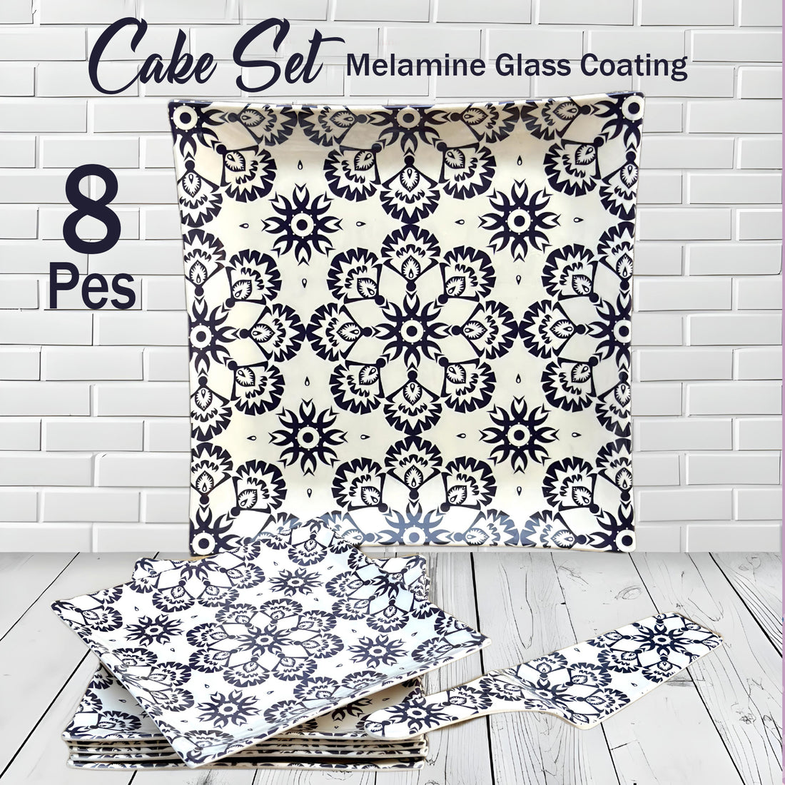 8 Pc Cake Set