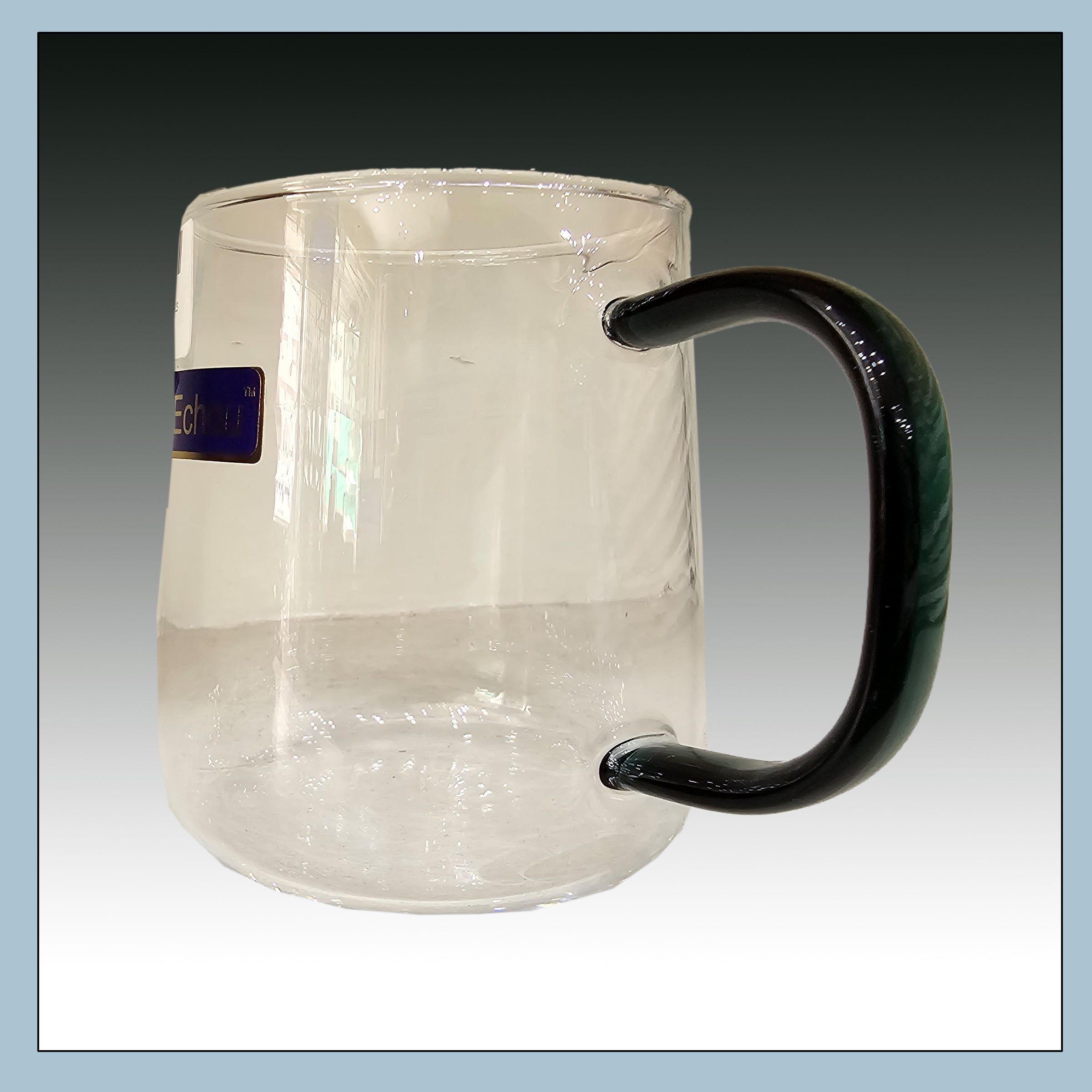 Borosilicate Heat Resistant Large Glass Cup with Handle Dust-proof Lid Office Tea Cup