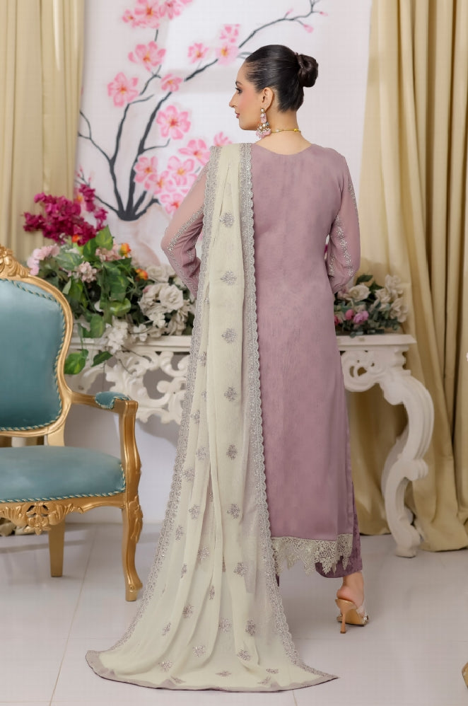 Fancy Chiffon with Embroidery + Bamber Chiffon Dupatta- Shahtaj by Irfan Patel