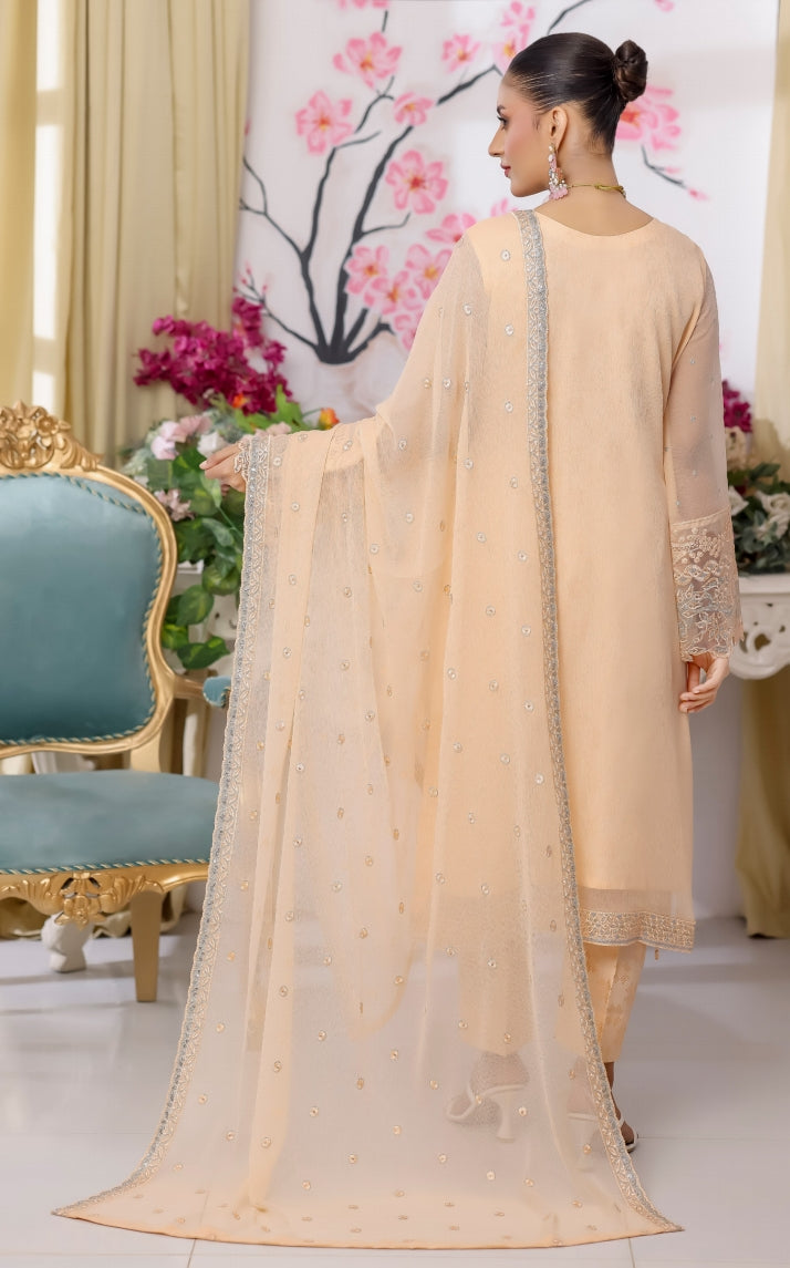 Fancy Chiffon with Embroidery + Bamber Chiffon Dupatta- Shahtaj by Irfan Patel