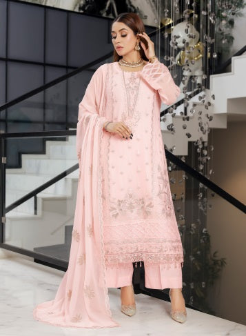 Saiyaara_New Fancy Bamber Chiffon Shirt With Bamber Chiffon Dupatta Collection