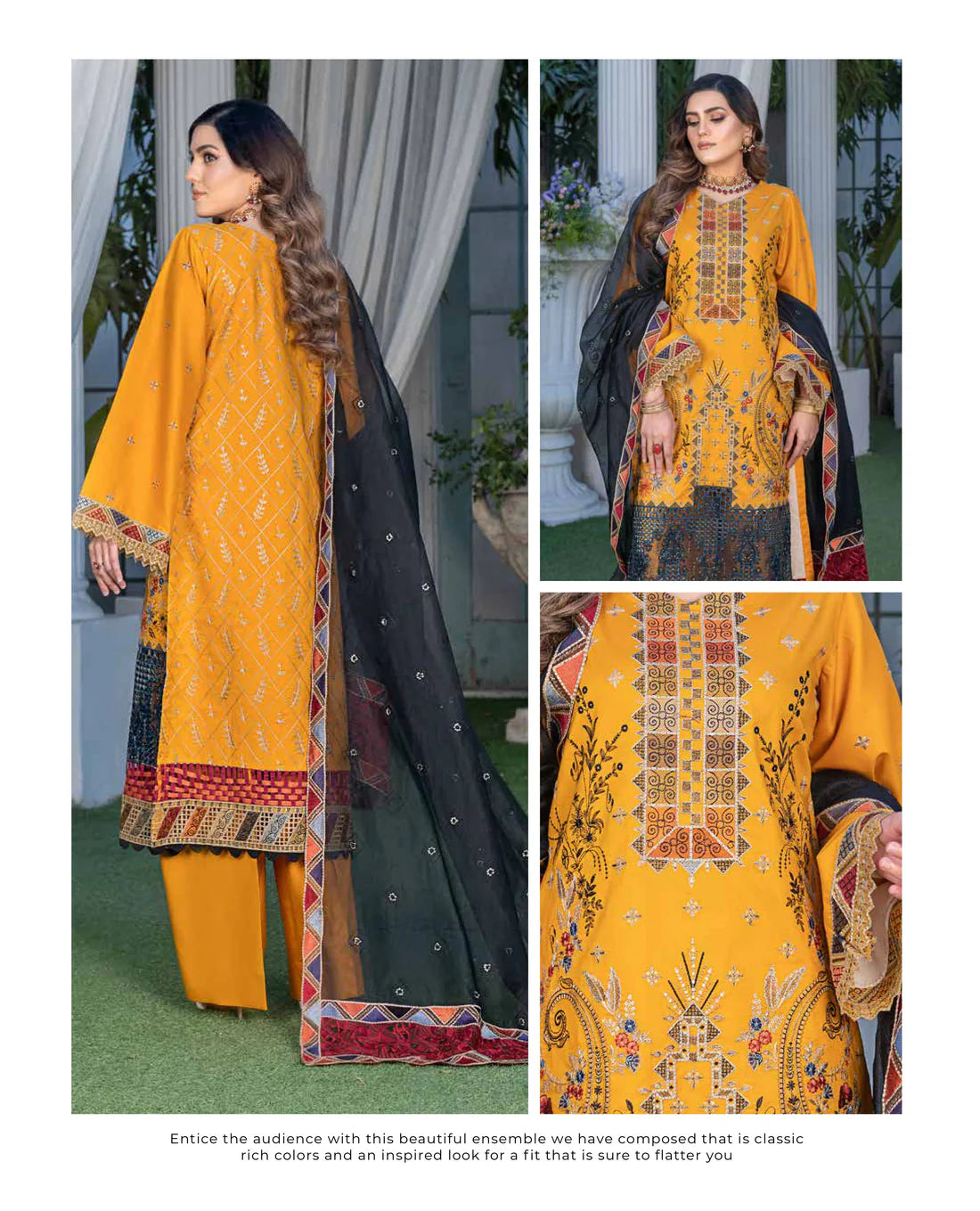 JJ EMBELLISH LAWN EID COLLECTION VOL - 08 Design - 04
