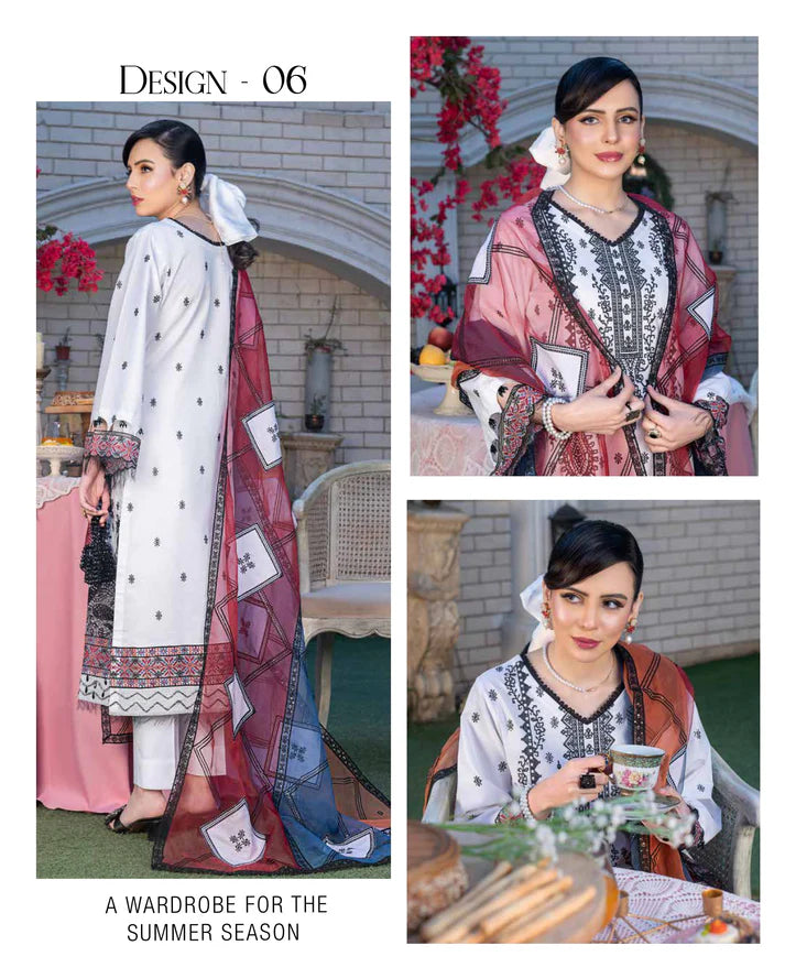 JJ EMBELLISH LAWN EID COLLECTION VOL - 08 Design - 06