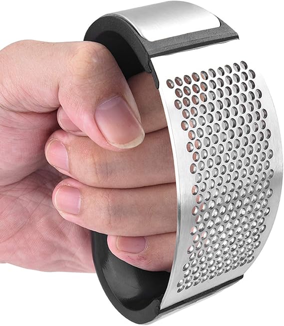 Kitchen Garlic Press Rocker Garlic Crusher Tool
