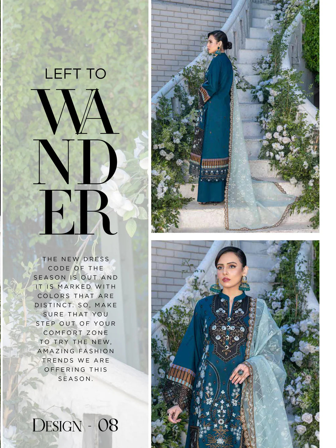 JJ EMBELLISH LAWN EID COLLECTION VOL - 08 Design - 07