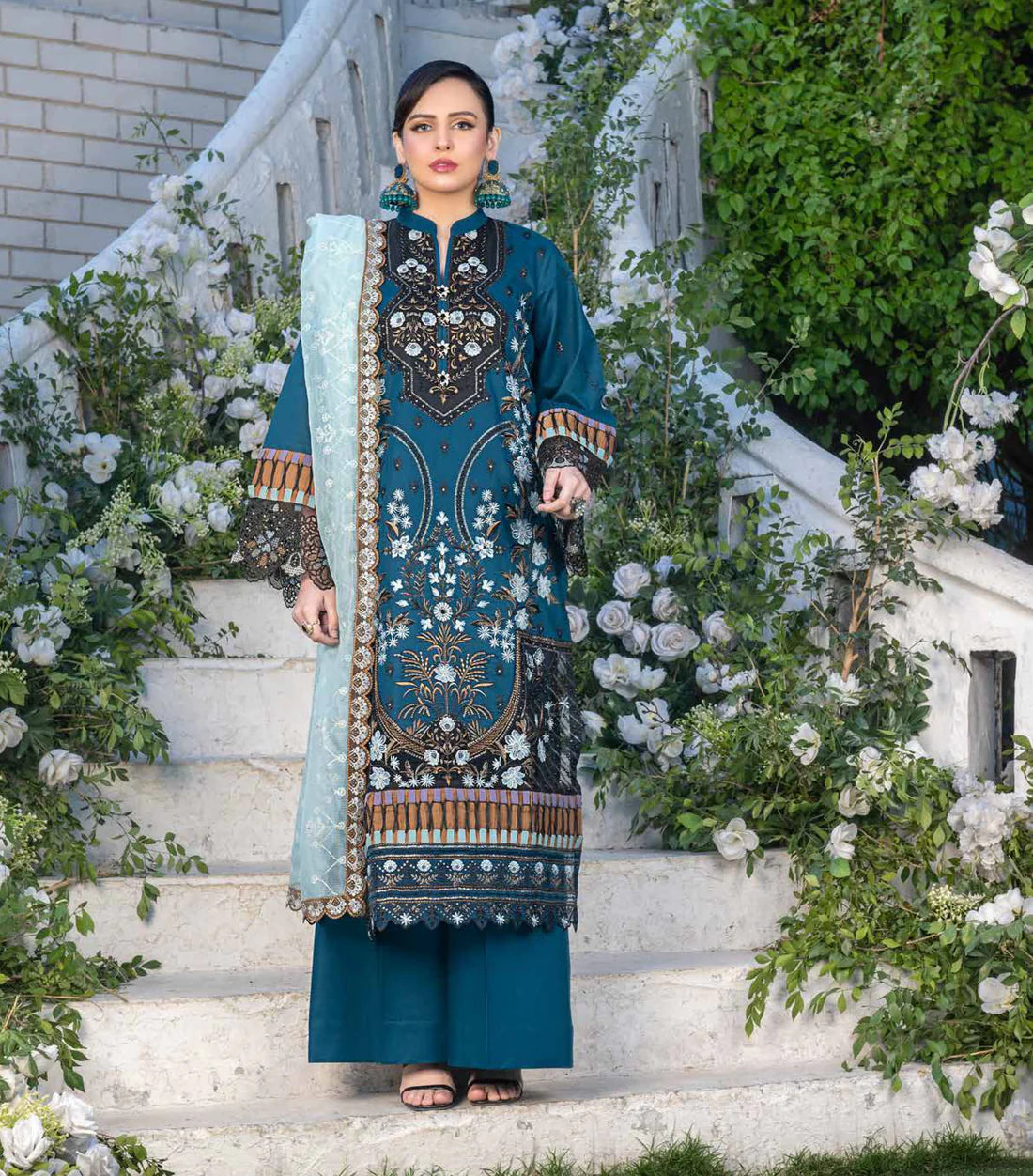 JJ EMBELLISH LAWN EID COLLECTION VOL - 08 Design - 07
