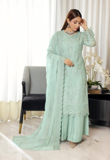 Saiyaara_New Fancy Bamber Chiffon Shirt With Bamber Chiffon Dupatta Collection