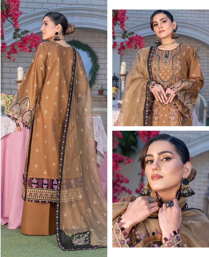 JJ EMBELLISH LAWN EID COLLECTION VOL - 08 Design - 08