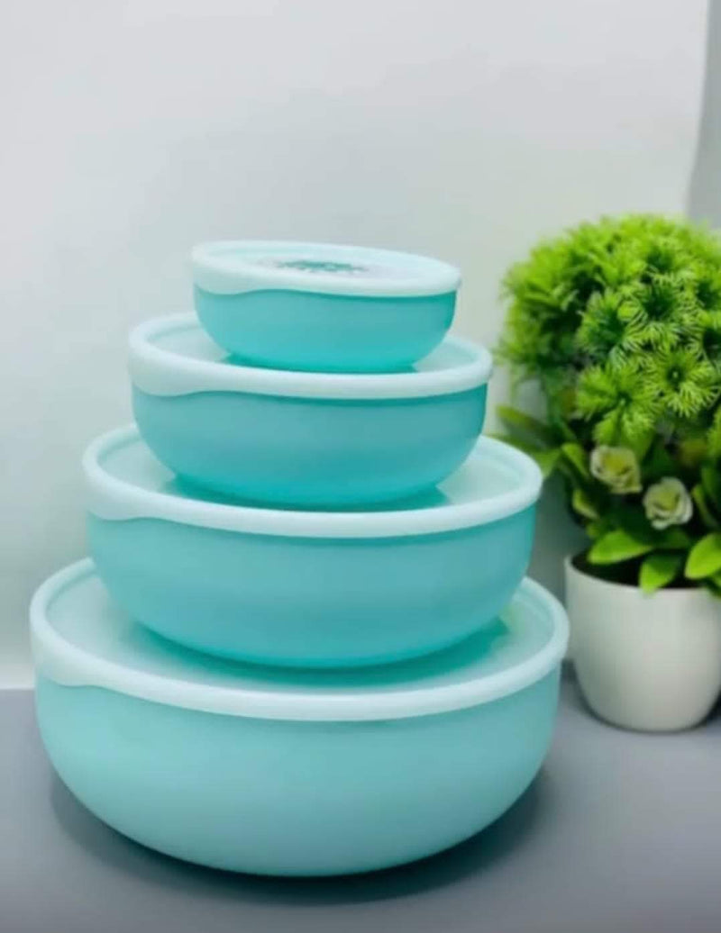 Plash Bowl Set of 4 / Splash Bowl Set 4 in1 With Lid