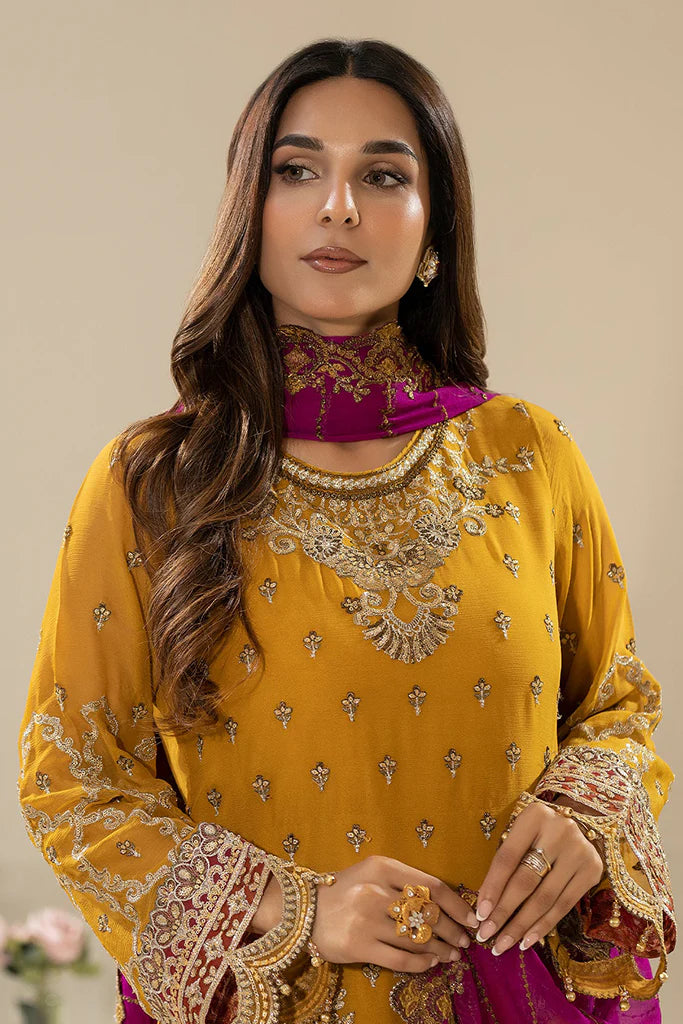 Nisha By Imrozia Unstitched 3 Piece Luxury Chiffon Eid Edit Collection-M-86-Zohal