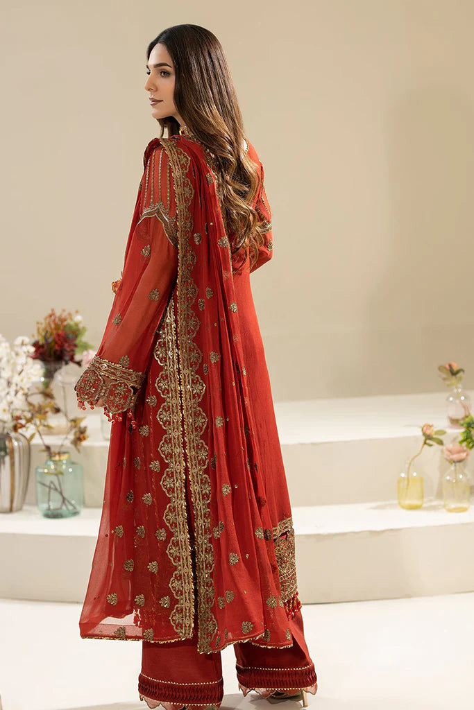 Nisha By Imrozia Unstitched 3 Piece Luxury Chiffon Eid Edit Collection-M-90-Areesha