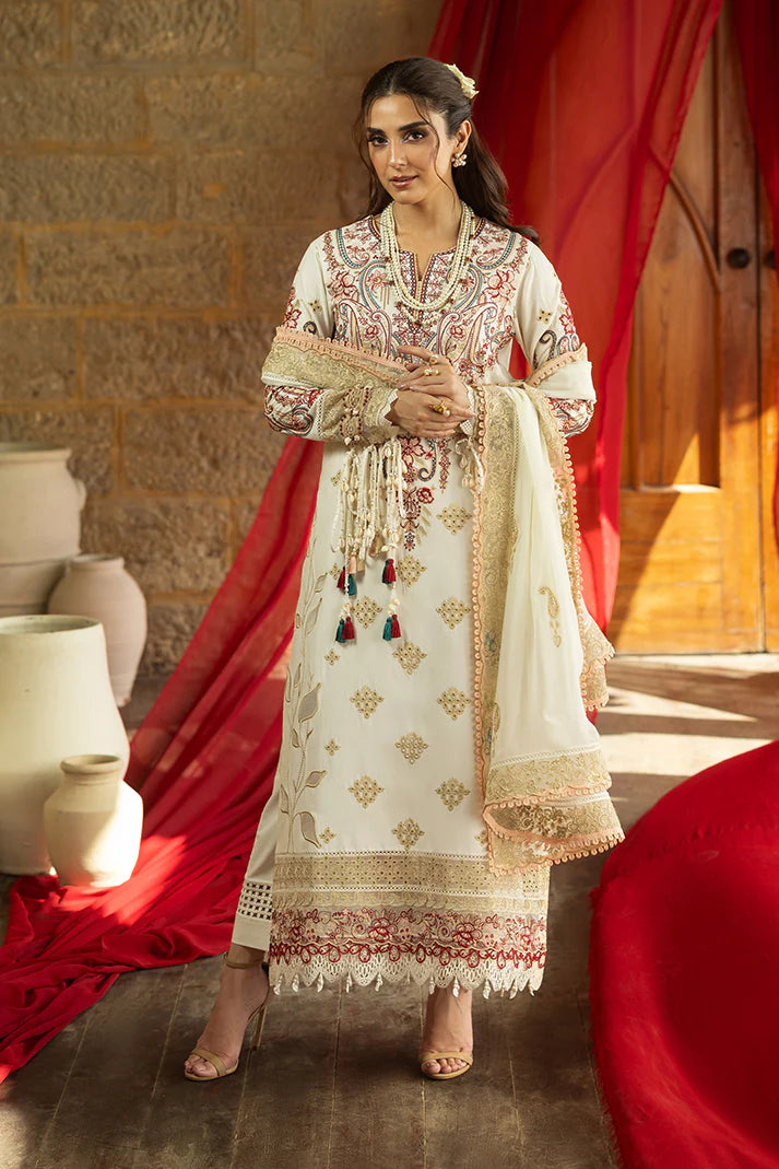 SL-150 Areeba Embroidered Lawn