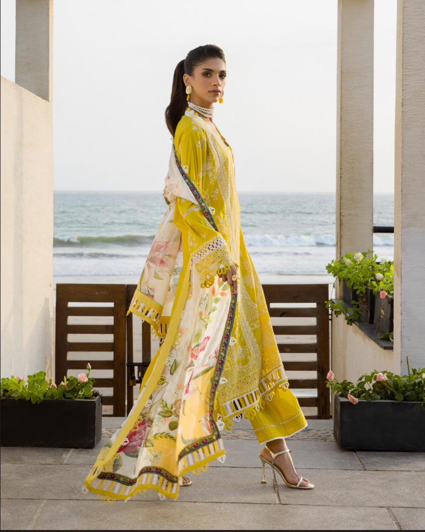 Zellbury chikankari 3 piece