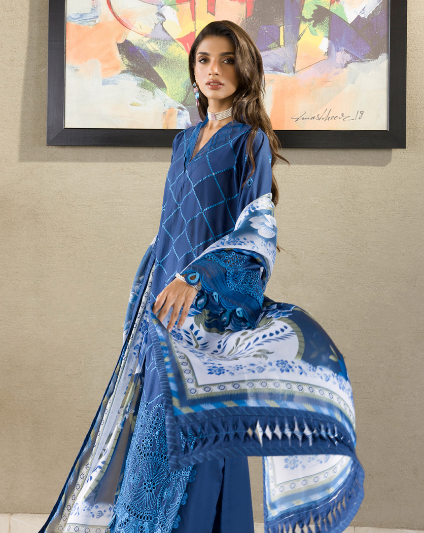 Zellbury chikankari 3 piece